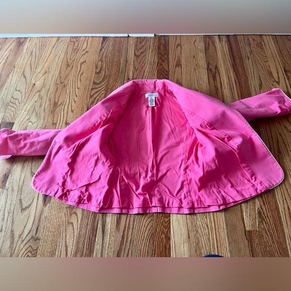 Isaac Mizrahi for Target Pink and White Blazer Small - Picture 7 of 8